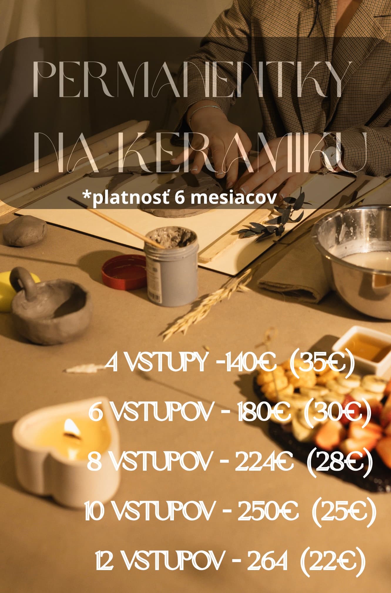 Permanentka 4 - Keramika